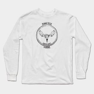 Hancock Maine Moose Long Sleeve T-Shirt